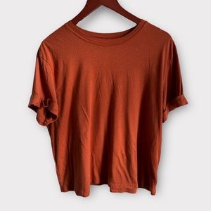 A New Day Cropped T-shirt like new dark orange XXL